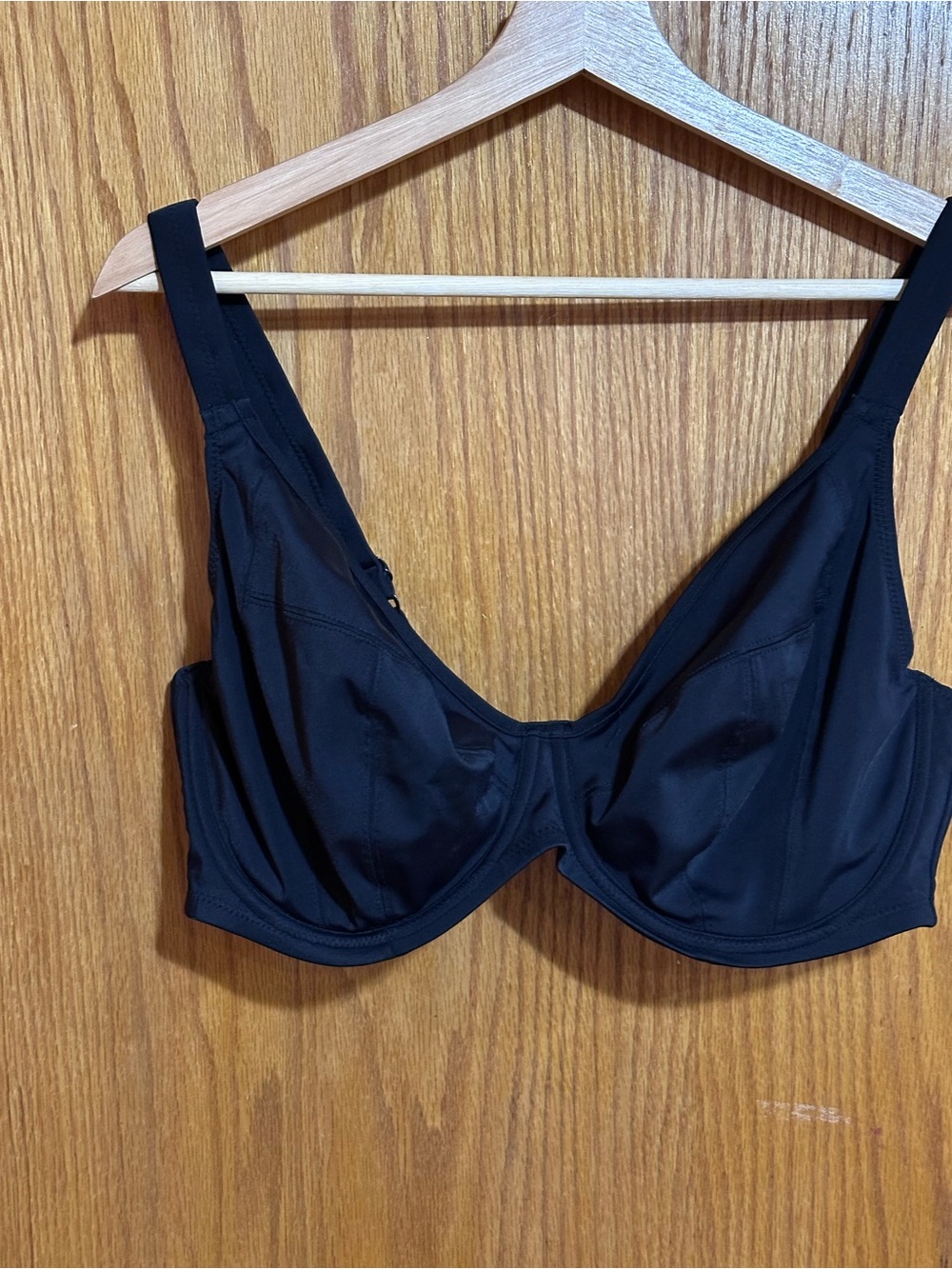 Elomi Black Full-Cup Underwire Bra sz 38H